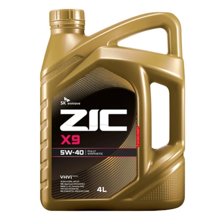 روغن موتور خودرو بنزینی زیک مدل X9 5W-40 SP