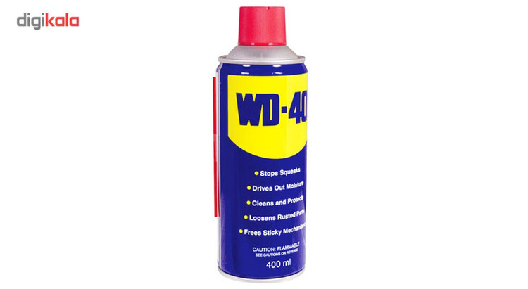 پک اسپری روان کننده و زنگ بر مدل WD-WP- 40 حجم 400 میلی لیتر بسته 2 عددی