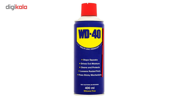 پک اسپری روان کننده و زنگ بر مدل WD-WP- 40 حجم 400 میلی لیتر بسته 2 عددی