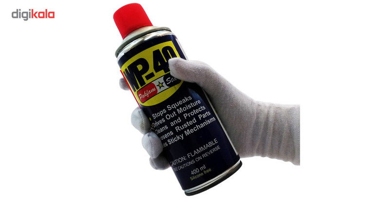 پک اسپری روان کننده و زنگ بر مدل WD-WP- 40 حجم 400 میلی لیتر بسته 2 عددی