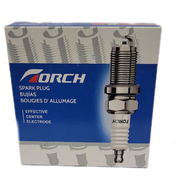 شمع خودرو تورچ مدل تک پلاتین پایه کوتاه کد K6RTC بسته 4 عددی