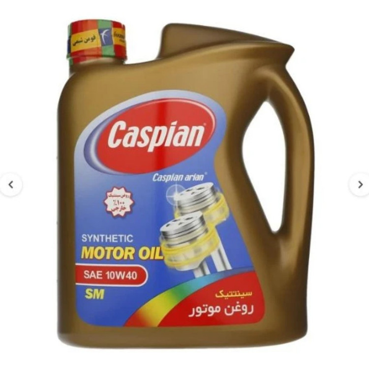روغن موتور خودرو کاسپین مدل 10W-40 SM حجم 4 لیتر