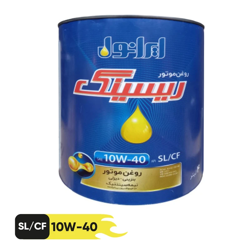 روغن موتور خودرو ایرانول مدل Racing 10W-40
