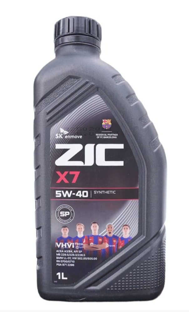 روغن زیک یک لیتری ZIC 5W40 X7 SP