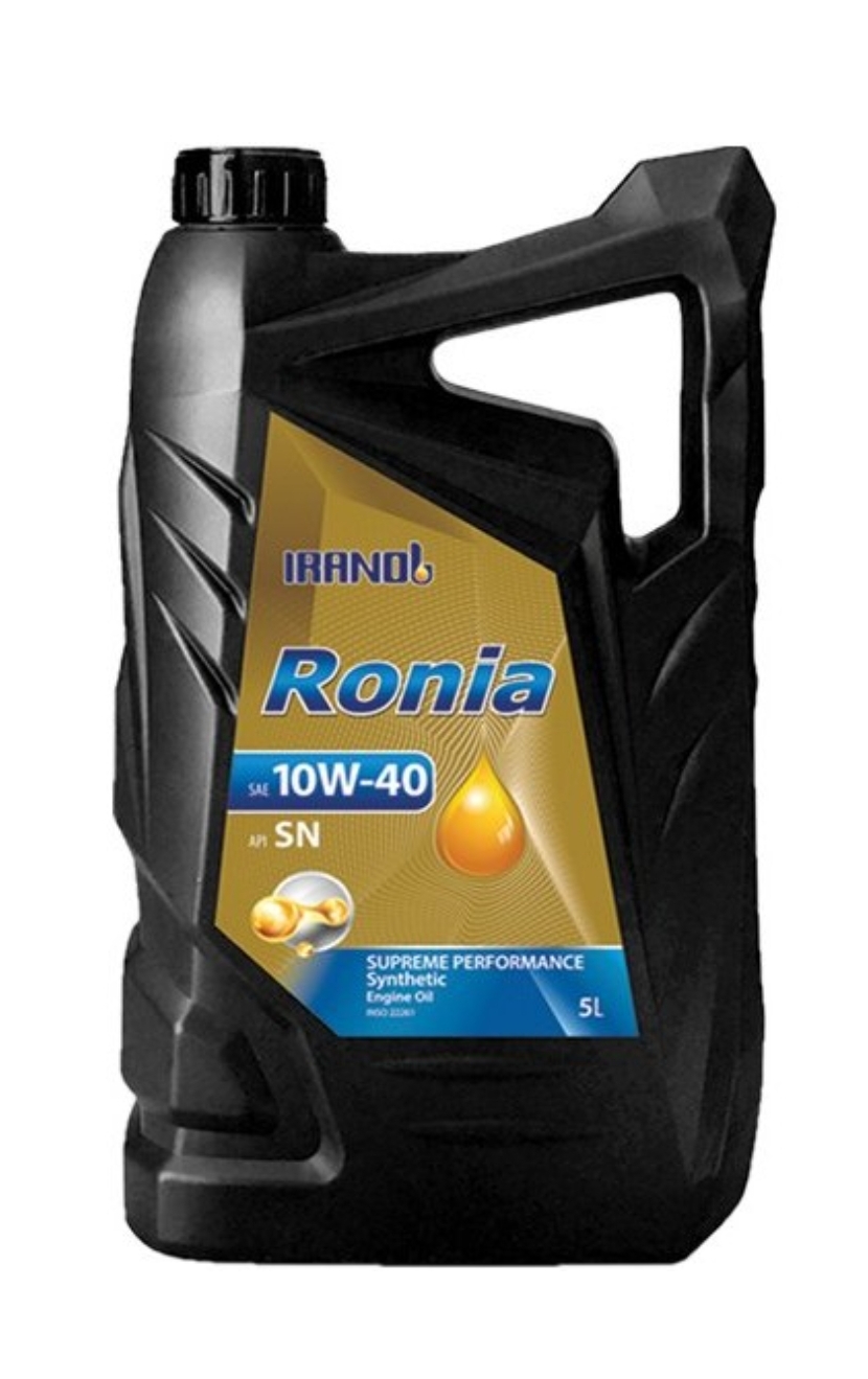 روغن موتور ایرانول مدل رونیا حجم ۵ لیتر ۱۰W-40 SN