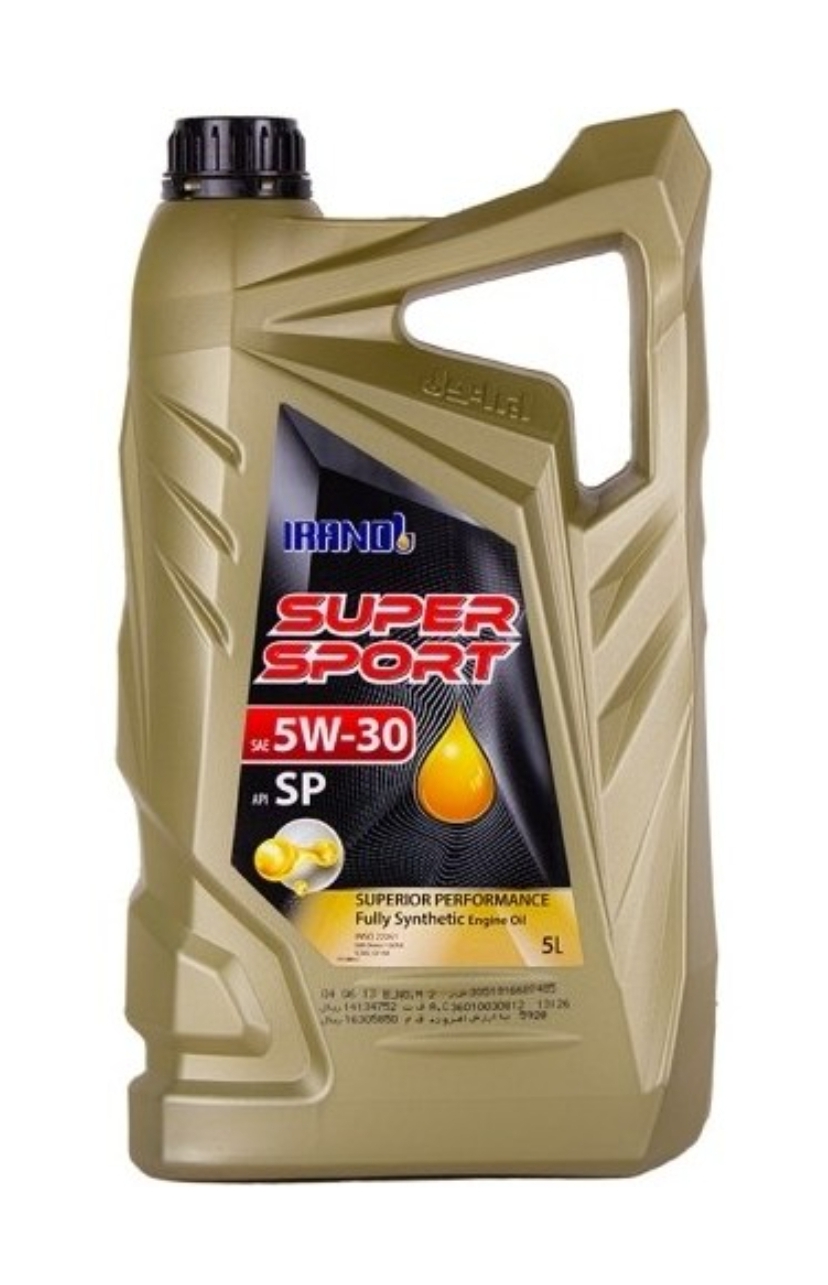 روغن موتور ایرانول سوپر اسپرت ۵ لیتری ۵W30 SP