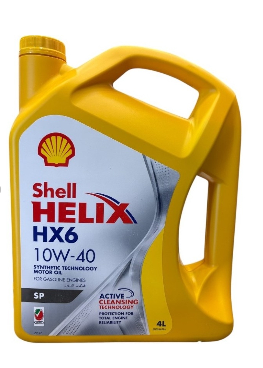 روغن موتور شل مدل HX6 ۱۰W40 حجم ۴ لیتر