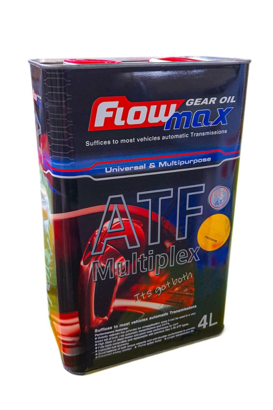 روغن گیربکس خودرو فلومکس مدل ATF Multiplex حجم 4 لیتر