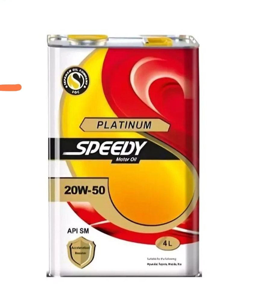 روغن موتور اسپیدی پلاتینیوم ۲۰W50 SM حجم ۴ لیتر