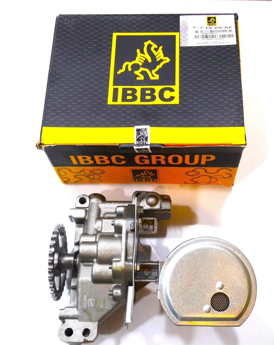 اویل پمپ پژو 405 برند شرکت یاتاقان بوش ایران IBBC