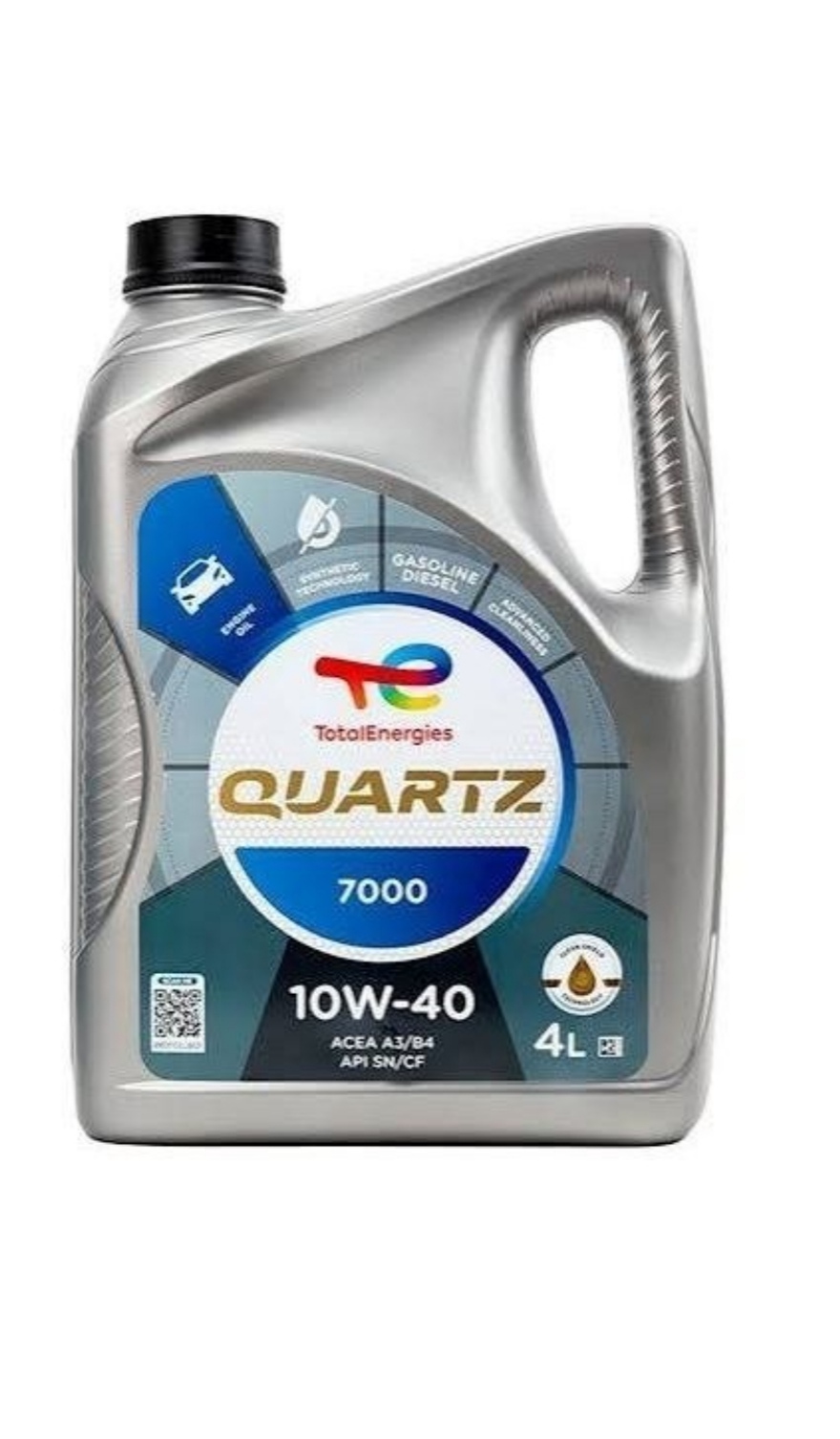 روغن موتور توتال مدل Quartz 7000 10W40 حجم ۴ لیتر