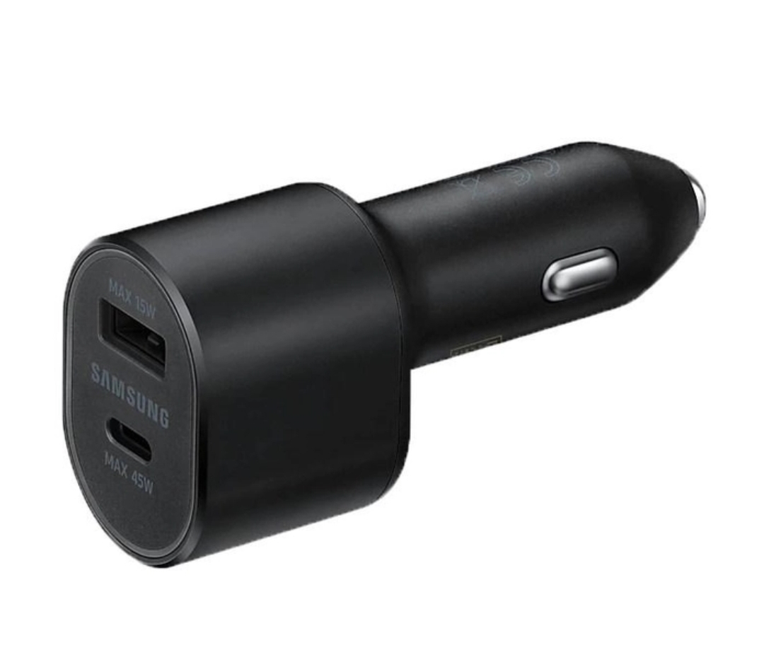 شارژر فندکی سوپر فست شارژ سامسونگ مدل 45W+15W QC3.0 PD